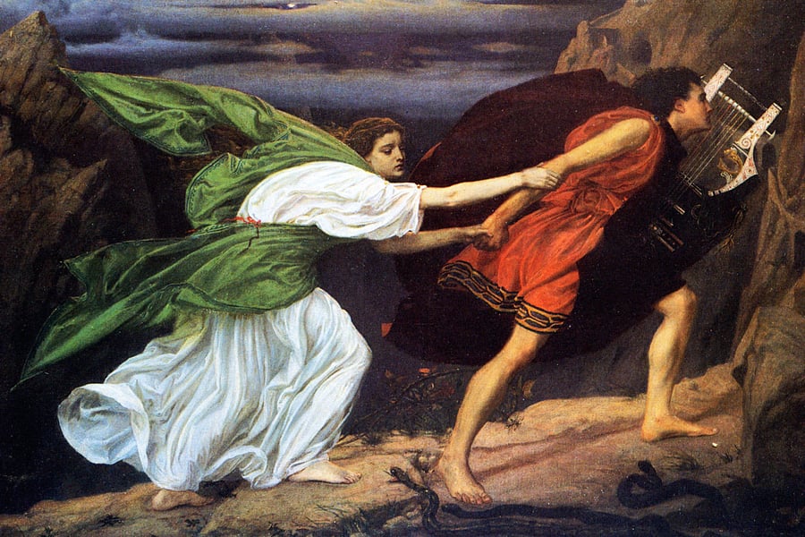 3 - Edward Poynter, Orpheus and Eurydice, 1862