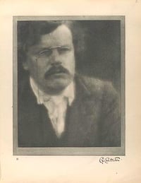 English: Author G.K. Chesterton August 12, 1904